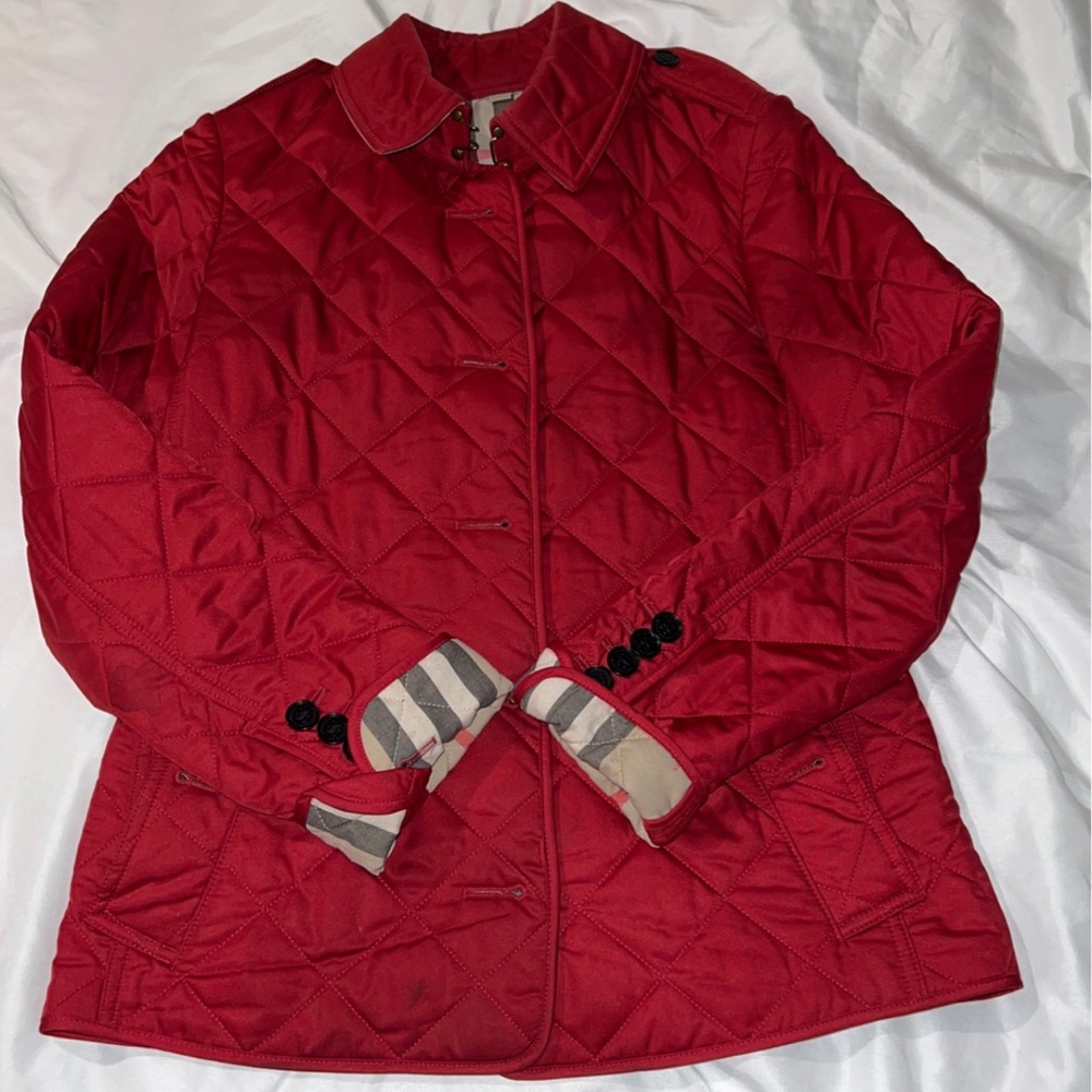 Burberry Red Jacket